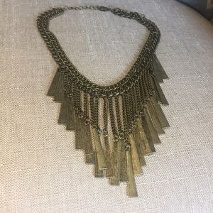 Gold dangle necklace